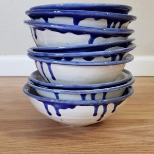 Handmade Drip Paint Bowls